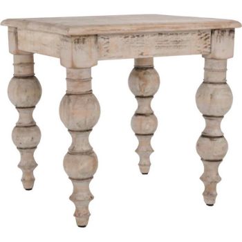 The Rutland Collection Side Table - Wood - L60 x W60 x H60 cm - Brown