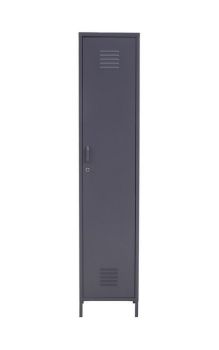 Academy One Door Locker - Metal - L38 x W38 x H180 cm - Grey