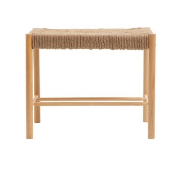 Bandar Small Bench - Wood - L35 x W55 x H45 cm - Natural