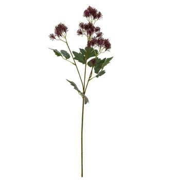 French Meadow Spray Artificial Flower - Plastic - L20 x W20 x H65 cm - Purple