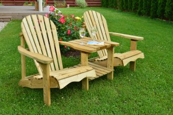 Buttercup Double relax-chair - Pressure treated garden companion love seat