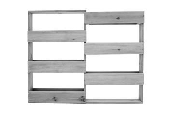 Hanging Garden Shelf Station - Wood - L116 x W18 x H93 cm - Grey