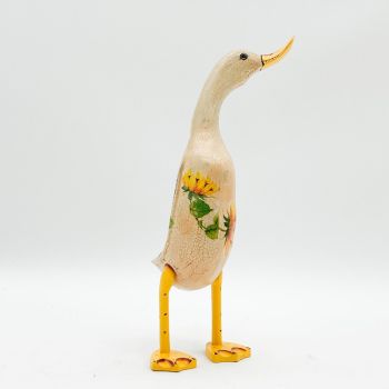 Crackle Duck Ornament - L15 x W15 x H45 cm