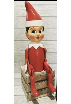 Elf Puppet Ornament - L7 x W11 x H25 cm