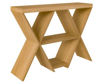 Naples Console Table - L30 x W110 x H80.5 cm - Oak Effect