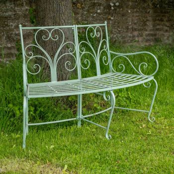 Curved Bench - L136 x W56 x H91 cm - Green