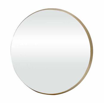 Bevelled Mirror - L5 x W50 x H50 cm - Gold