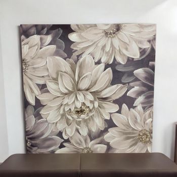Canvas Graphic Wall Art - L2 x W80 x H80 cm