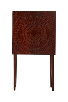 Vence Cabinet - Wood - L30 x W76 x H140 cm - Natural