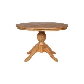 Lyon Dining Table - Wood - L120 x W120 x H77 cm - Brown