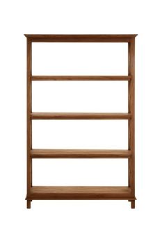 Lovina Four Tier Shelf Unit - Wood - L39 x W126 x H193 cm - Brown
