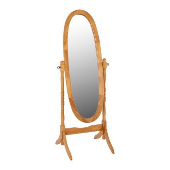 Contessa Cheval Mirror - L51.5 x W59 x H150 cm - Antique Pine