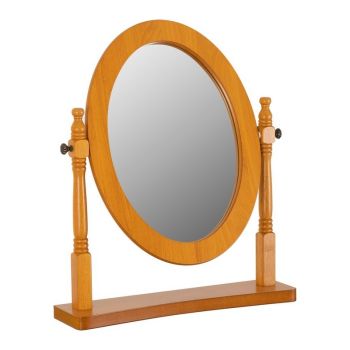 Contessa Dressing Table Mirror - L12 x W48 x H57 cm - Antique Pine