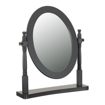 Contessa Dressing Table Mirror - L12 x W48 x H57 cm - Grey