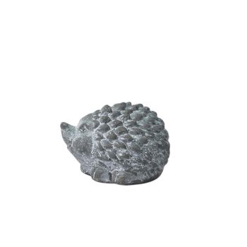 Hedgehog Ornament - L10 x W8 x H7 cm - Grey Cement