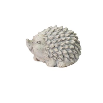 Hedgehog Ornament - L21 x W17 x H13 cm - Cream Cement