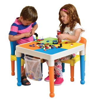 Childrens Table & Chair Set (Orange)