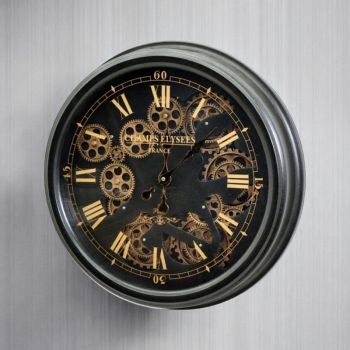 Wall Clock - L5 x W53 x H53 cm - Black