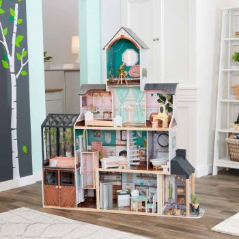 Celeste Mansion Dollhouse with EZ Kraft Assembly - Children's Toy