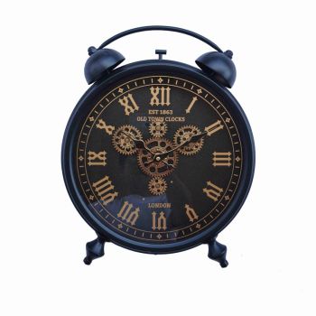 Gear Table Clock - L50 x W50 x H50 cm