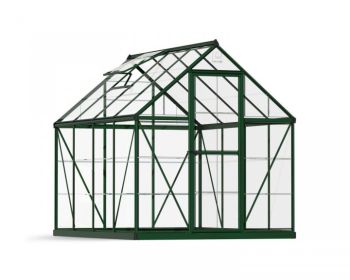 Greenhouse Harmony 6X8 - Polycarbonate - L247 x W185 x H208 - Green