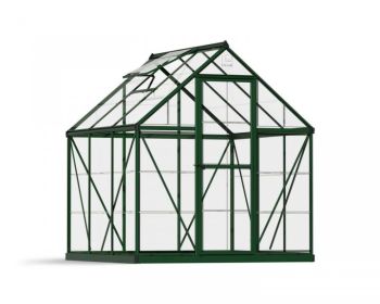 Greenhouse Harmony 6 x 6 - Polycarbonate - L186 x W185 x H208 cm - Green