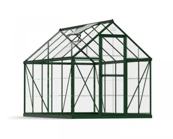 Greenhouse Harmony 6 x 10 - Polycarbonate - L306 x W185 x H208 cm - Green