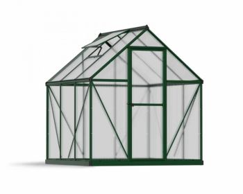 Greenhouse Mythos 6 x 6 - Polycarbonate - L186 x W185 x H208 cm - Green