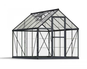 Greenhouse Hybrid 6X10 - Polycarbonate - L306 x W185 x H208 - Grey