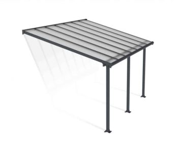 OLYMPIA PATIO COVER 3X4.25 GREY CLEAR