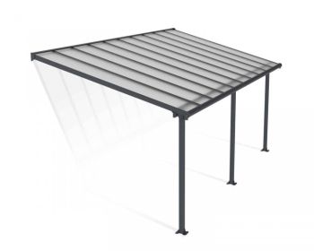 OLYMPIA PATIO COVER 3X6.10 GREY CLEAR