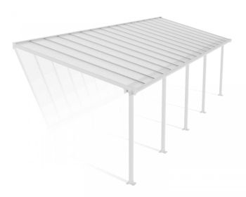 OLYMPIA PATIO COVER 3X9.71 WHITE CLEAR