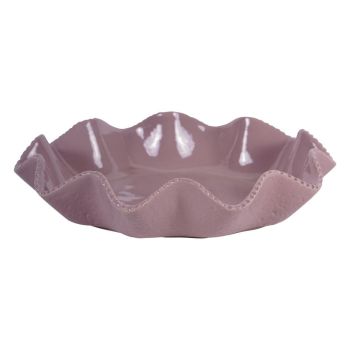 Laura Ashley Ledwell Bowl Large - Stoneware - L28 x W28 x H6 cm - Pink
