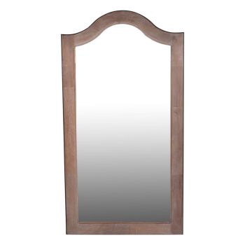 Laura Ashley Swannington Rectangular Mirror - Mango Wood - L3 x W80 x H150 cm - Natural