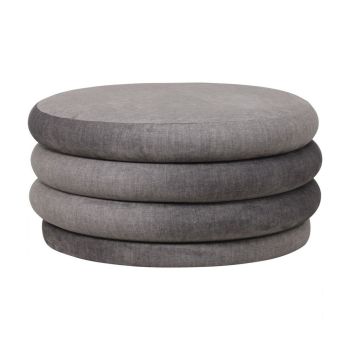 Casa Storage Ottoman - Plywood/MDF/EPE/Foam - L78 x W78 x H40 cm - Grey