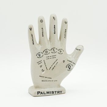 12 Inches Palmestry Hand Ornament - L6 x W15 x H30 cm