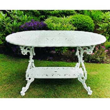 Victorian Mini Grand British Made, High Quality Cast Aluminium Garden Furniture - L141 x W95 x H73 cm
