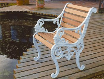 Sandringham Chair British Made, High Quality Cast Aluminium Garden Furniture - Wide Choice of Colours and Finishes Available