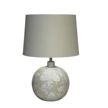 59 x 40 cm Lamp and Shade - Ceramic - L33 x W40 x H59 cm