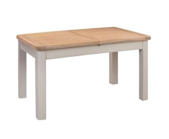 Bologna Painted Butterfly Extension Table (Extends To 200cm) - L90 x W140 x H76 cm - Oak