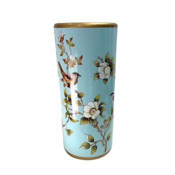 18 Inch Umbrella Stand - Ceramic - L20 x W20 x H46 cm - Blue