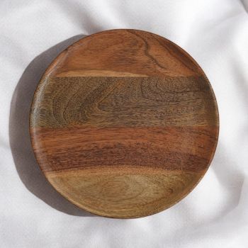 Serving Plate - Wood - L20 x W20 x H2 cm