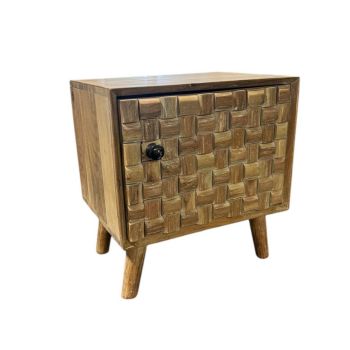 Bedside Cabinet - Wood - L35 x W47 x H43 cm
