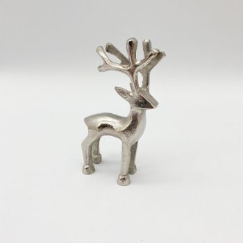 Nickel Plated Reindeer - L3 x W6 x H10 cm