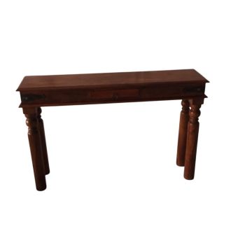 Console Table - Wood - L30 x W120 x H76 cm - Brown