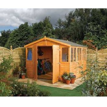 9' x 12' Workshop Range Shed L x379 W x288 Hx235 cm