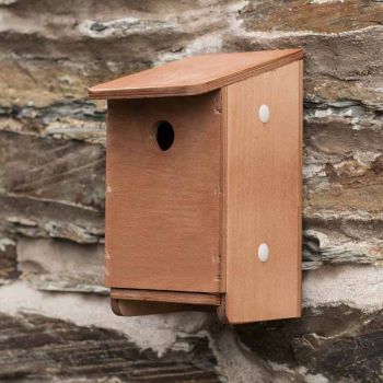 House Sparrow Nest Box - Plywood - L17 x W13 x H24 cm
