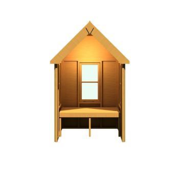 Almarie Pressure Treated Arbour - L100.6 x W130.6 x H221.4 cm