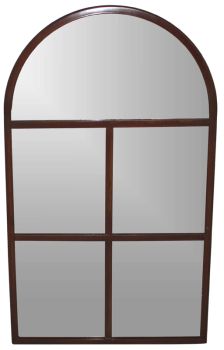 Archway Outdoor Mirror - Glass - L1.5 x W50 x H90 cm - Natural Rust