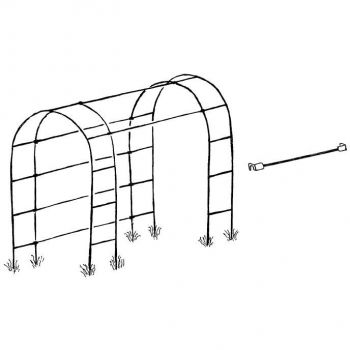 (9 Joiner Bars To Create Tunnel.) Monet Arch Tunnel Pack (Black)